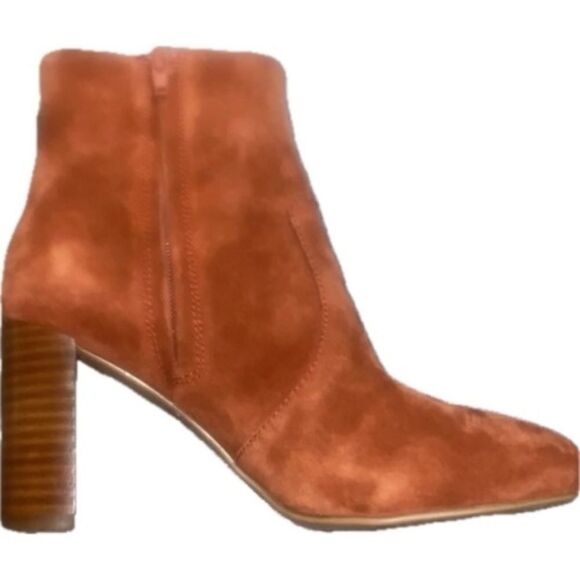 JEFFREY CAMPBELL PRIANA Bootie In Rust Suede NWT - Picture 10 of 11